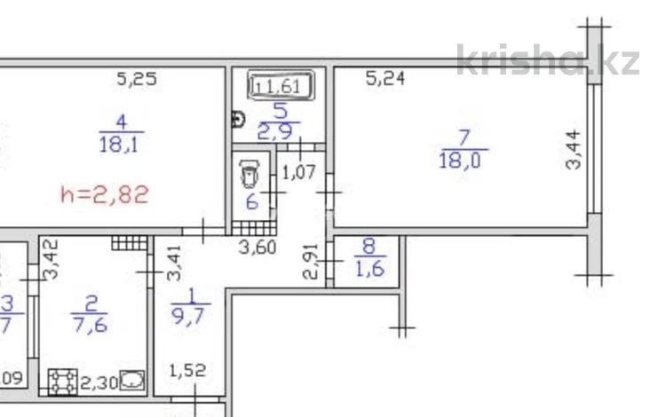 2-комнатная квартира · 62 м² · 3/5 этаж, мкр Аксай-2 40 — Момышұлы Елемесова за 300 000 ₸ в Алматы, Ауэзовский р-н — фото 2