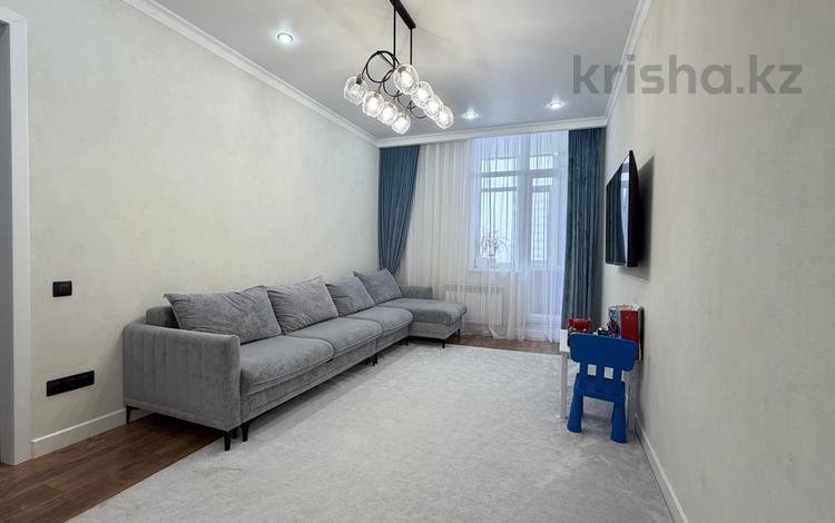 3-комнатная квартира · 83.4 м² · 16/17 этаж, Кайым Мухамедханов 12/3 за 55 млн 〒 в Астане, Нура р-н — фото 2