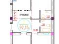 3-бөлмелі пәтер · 92.15 м² · 4/6 қабат, Турасова 1/12, бағасы: 40 млн ₸ в Шымкенте, Аль-Фарабийский р-н — фото 7