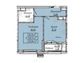 1-бөлмелі пәтер · 39.84 м², Толеметова 106/3, бағасы: ~ 16.3 млн ₸ в Шымкенте, Абайский р-н — фото 3