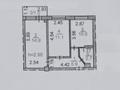 2-бөлмелі пәтер · 45.6 м² · 6/9 қабат, Текстильщиков 6/1, бағасы: 22 млн ₸ в Костанае — фото 2