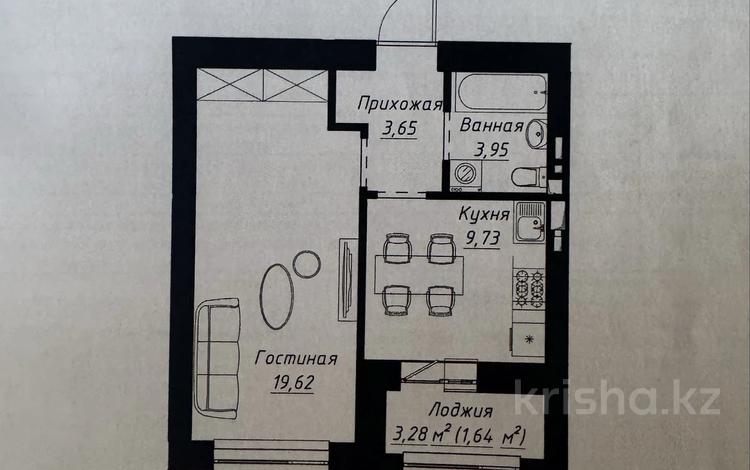 1-бөлмелі пәтер · 40 м² · 4/9 қабат, Чингиз Айтматов 1, бағасы: 24.7 млн ₸ в Астане, Нура р-н — фото 3