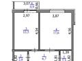 1-бөлмелі пәтер · 44 м² · 1/5 қабат, Акжайык, 3 микрорайон — новый микрорайон Акжайык, 3мкрн. дом 41, бағасы: 16 млн ₸ в Уральске — фото 10