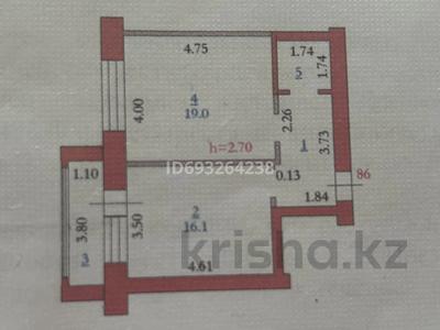 1-комнатная квартира · 46 м² · 9/10 этаж, Алии Молдагуловой 30б за 27 млн 〒 в Актобе