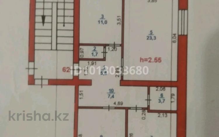 3-бөлмелі пәтер · 88 м² · 5/5 қабат, Строителей 36, бағасы: 19 млн ₸ в Аксу — фото 2