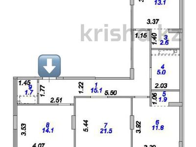 3-комнатная квартира · 88.8 м² · 11/12 этаж, Туран 39 за 67.9 млн ₸ в Астане, Нура р-н