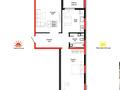 2-комнатная квартира · 66 м² · 9/9 этаж, Шаймерден Косшыгулулы 27/1 за ~ 27.7 млн ₸ в Астане, Сарыарка р-н — фото 2