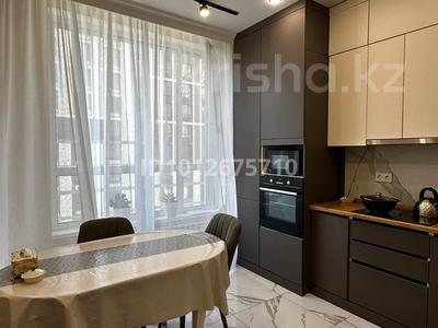 2-комнатная квартира · 57.4 м² · 9/16 этаж, Санжара Асфендиярова 3 за 39 млн ₸ в Астане, Нура р-н