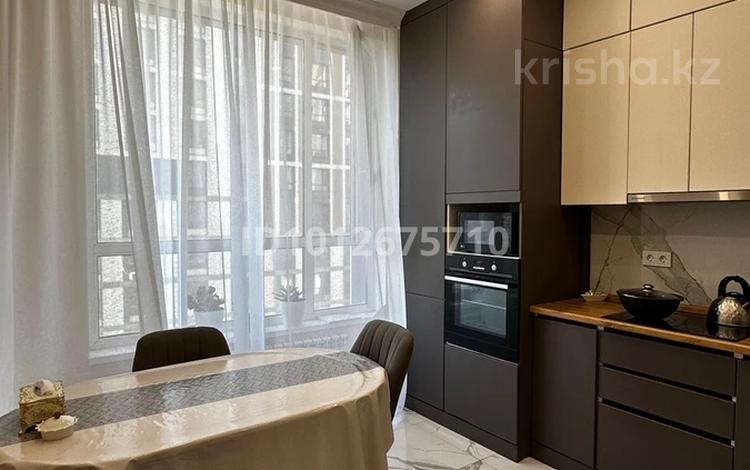 2-комнатная квартира · 57.4 м² · 9/16 этаж, Санжара Асфендиярова 3 за 39 млн ₸ в Астане, Нура р-н — фото 2