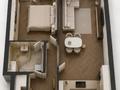 2-бөлмелі пәтер · 56.7 м² · 15/17 қабат, Аль-Фараби 41/6, бағасы: 100 млн ₸ в Алматы, Бостандыкский р-н — фото 7