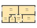 3-бөлмелі пәтер · 61 м² · 1/5 қабат, Г. Каирбекова 383, бағасы: 24 млн ₸ в Костанае — фото 10