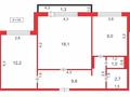 3-бөлмелі пәтер, 54 м², 2/5 қабат, мкр Юго-Восток, Гульдер-1, бағасы: 25.5 млн 〒 в Караганде, Казыбек би р-н — фото 10