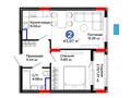 2-комнатная квартира · 43.97 м², Шоссе Коргалжын 24/2 за ~ 31.1 млн ₸ в Астане, Нура р-н — фото 3