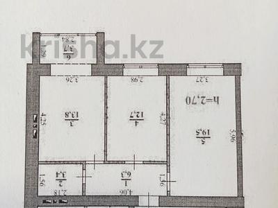 2-бөлмелі пәтер · 59.4 м² · 2/9 қабат, Абулхаирхана 8/4, бағасы: ~ 23.5 млн ₸ в Уральске