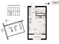 1-бөлмелі пәтер · 28.72 м² · 6/9 қабат, Просп. Рыскулова / ул. Онгарсыновой 3, бағасы: 16.5 млн ₸ в Алматы, Алатауский р-н