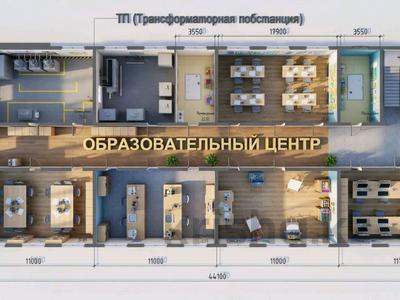 Свободное назначение, офисы, склады, фитнес и спорт, образование, развлечения, конференц-залы, кабинеты и рабочие места, студии · 500 м² за 5 млн 〒 в Алматы, Медеуский р-н