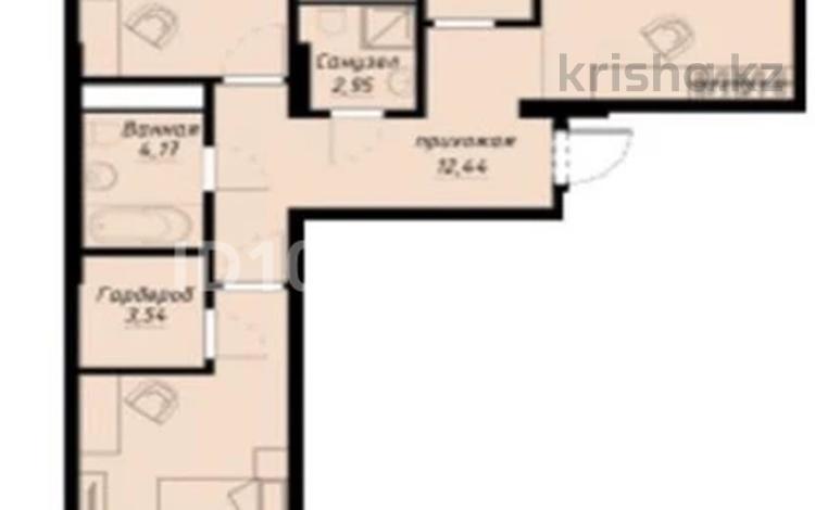 3-бөлмелі пәтер · 90 м² · 9/9 қабат, Е 430 2/4, бағасы: 39 млн ₸ в Астане, Нура р-н — фото 17