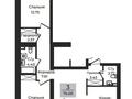 3-комнатная квартира · 76.68 м² · 1/9 этаж, Е 652 56 за 36 млн ₸ в Астане, Есильский р-н — фото 2
