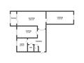 3-бөлмелі пәтер · 59.7 м² · 5/6 қабат, Качарская улица, бағасы: 17.5 млн ₸ в Рудном — фото 2