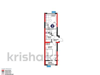 2-бөлмелі пәтер · 45 м², Туркия, бағасы: ~ 21.9 млн ₸ в Шымкенте, Абайский р-н