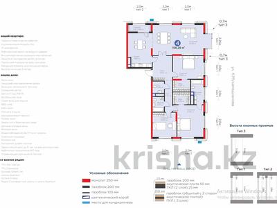 4-бөлмелі пәтер · 158.28 м² · 14/20 қабат, Кайым Мухамедханов 6/1 — Первая очередь, бағасы: 135 млн ₸ в Астане