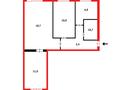 3-комнатная квартира · 59 м² · 5/5 этаж, Пришахтинск, 23й микрорайон 8 за 14.8 млн ₸ в Караганде, Алихана Бокейханова р-н — фото 2
