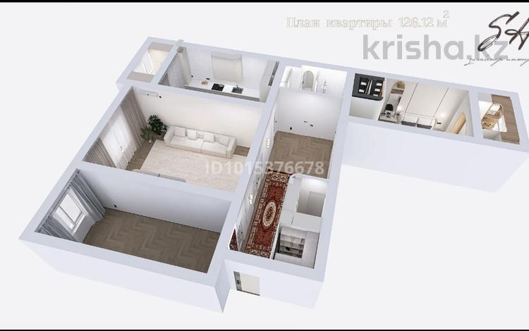 3-комнатная квартира · 126 м² · 5/7 этаж, Мкр Самал 18А — Рядом школа 6 за 65 млн ₸ в Жанаозен — фото 2