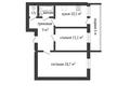 2-комнатная квартира · 56 м² · 1/9 этаж, Нур Актобе — 4 микр за 17 млн ₸ — фото 8