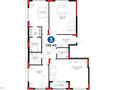 3-бөлмелі пәтер · 139.45 м², Сарайшык 2 — Кунаева, бағасы: ~ 113.2 млн ₸ в Астане, Есильский р-н
