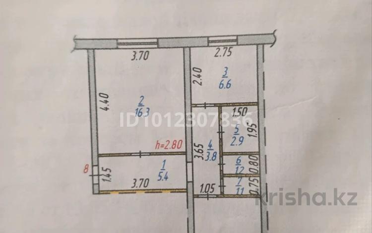 2-бөлмелі пәтер · 48.9 м² · 2/2 қабат, Переулок Телеграфный 17, бағасы: 5.2 млн ₸ в Темиртау — фото 2