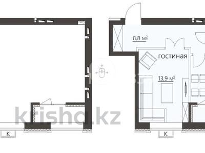 1-комнатная квартира · 38.6 м² · 3/6 этаж, ​067-й учетный квартал 2 за 16.5 млн 〒 в Караганде, Алихана Бокейханова р-н