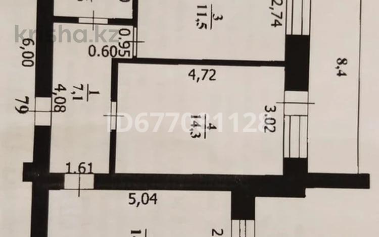 2-комнатная квартира, 56 м², 10/10 этаж, Жабыла 40/2 за 21 млн 〒 в Уральске — фото 2