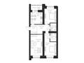 3-комнатная квартира · 86.3 м², улица Жұмекен Нәжімеденов, дом 52б за ~ 47.5 млн ₸ в Астане, Сарайшык р-н — фото 3