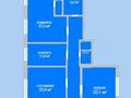 3-комнатная квартира, 111.4 м², 1/4 этаж, Чапаева 36 за 24 млн 〒 в  — фото 13