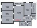 4-комнатная квартира · 106.6 м² · 4/5 этаж, Пушкина 140/1 за 39.9 млн ₸ в Костанае — фото 2