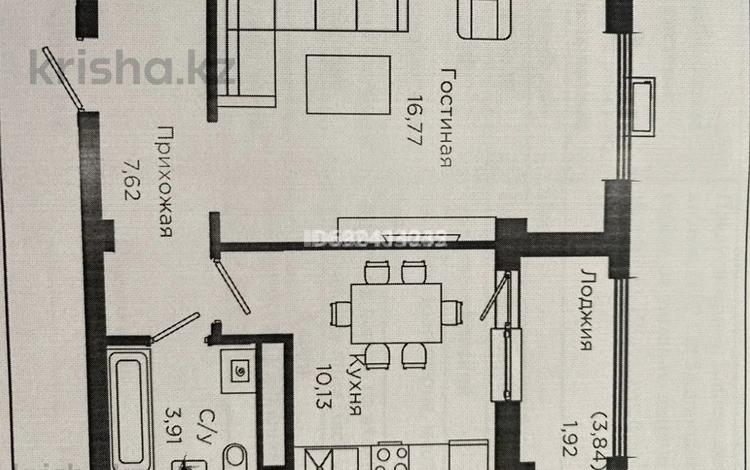 1-комнатная квартира, 39.4 м², 4/9 этаж, Казыбек Би 9 — Е22 за 20 млн 〒 в Астане, Есильский р-н — фото 2