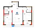 2-комнатная квартира · 66.02 м², Е-899 7 за ~ 57.9 млн ₸ в Астане, Нура р-н — фото 3