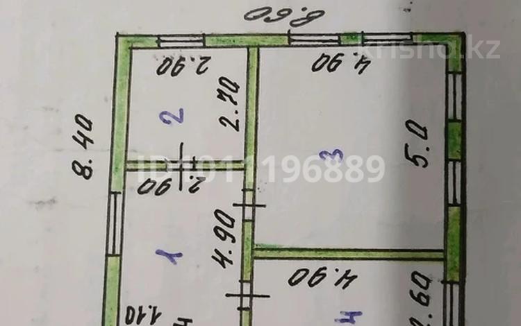 Отдельный дом · 3 комнаты · 58 м² · 10 сот., Октябрьская 5 за 8.5 млн ₸ в Белом — фото 2