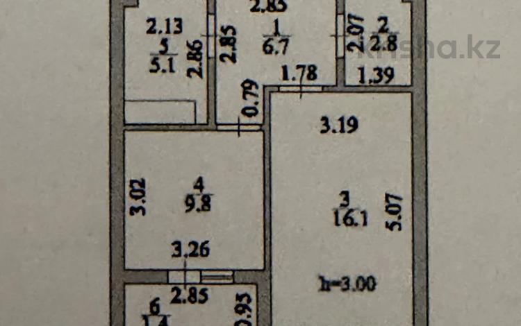 1-комнатная квартира · 40 м² · 3/12 этаж, Бухар Жырау 32/1 — Мангилик Ел, Ботанический сад, ЭКСПО за 26.5 млн ₸ в Астане, Есильский р-н — фото 2