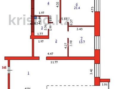 4-комнатная квартира · 142 м² · 1/7 этаж, мкр. Алтын орда, мкр Батыс 2 49Д за 65 млн ₸ в Актобе