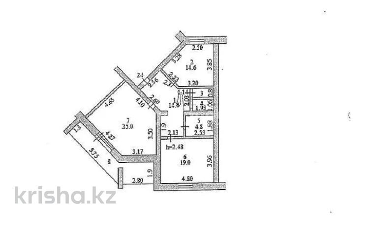 2-бөлмелі пәтер · 93.6 м² · 5/5 қабат, Сатпаева 42А, бағасы: 29 млн ₸ в Петропавловске — фото 3