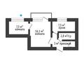 2-комнатная квартира · 37.1 м² · 4/5 этаж, Жаманкулова — Школа 42, колледж, садик Тулпар за 7.3 млн ₸ в Актобе — фото 2
