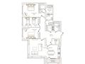 4-комнатная квартира · 138.24 м² · 2/9 этаж, Маркова 77 за ~ 195.7 млн ₸ в Алматы, Бостандыкский р-н — фото 2
