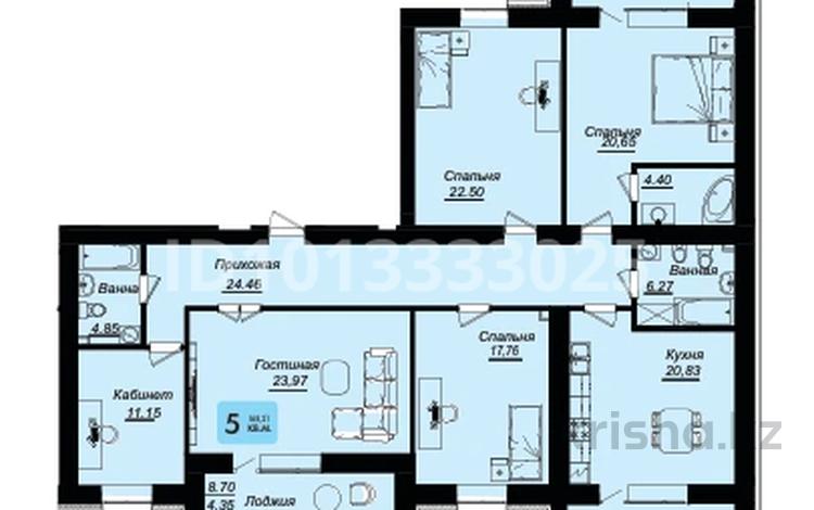 5-бөлмелі пәтер · 177.7 м² · 6/8 қабат, улица А.Бокейхан 29, бағасы: ~ 110.2 млн ₸ в Астане, Есильский р-н — фото 2