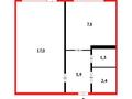 1-комнатная квартира · 32.5 м² · 7/9 этаж, 70 квартал — Магазин казахстан за 11 млн ₸ в Темиртау — фото 20