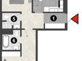 2-комнатная квартира, 64.4 м², 8/14 этаж, Кордай 89 за 21 млн 〒 в Астане, Алматы р-н — фото 4