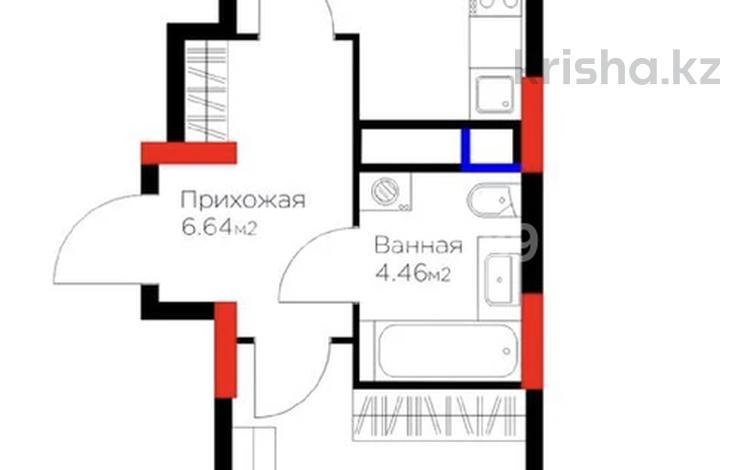 1-комнатная квартира, 39.68 м², Туран 55/7 — Бухар Жырау за 19.3 млн 〒 в Астане, Есильский р-н — фото 19