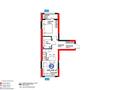 2-комнатная квартира · 43.48 м² · 2/16 этаж, Толеметова, возле DENDRO SAYABAQ 29 за 27.5 млн ₸ в Шымкенте, Абайский р-н — фото 9