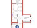 1-бөлмелі пәтер · 42.5 м² · 11/14 қабат, Хусейн Бен Талал 41/1, бағасы: 31.2 млн ₸ в Астане, Есильский р-н — фото 13