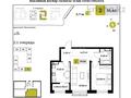 2-комнатная квартира · 55.46 м² · 4/7 этаж, мкр Кайрат, Туркестан 115 за 36 млн ₸ в Алматы, Турксибский р-н